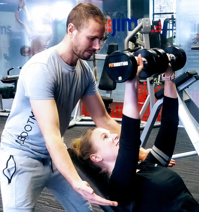 Entrenamiento personal en acción